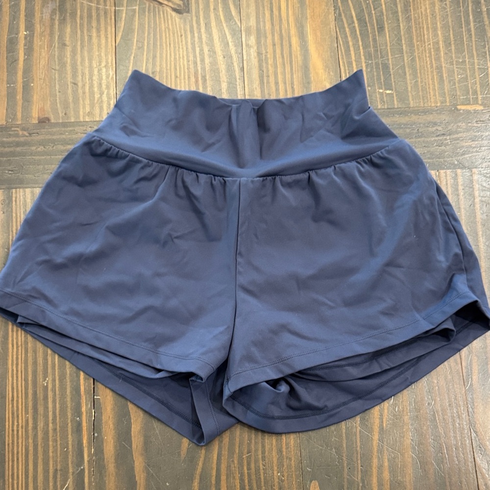 HALARA Navy Blue Athletic Shorts